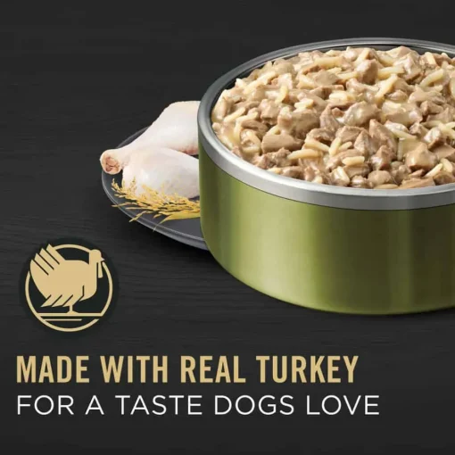 Online Purina Pro Plan Adult Weight Management Turkey & Rice Entree Morsels in Gravy Wet Dog Food