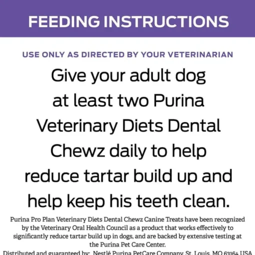 Hot Purina Pro Plan Veterinary Diets Dental Chewz