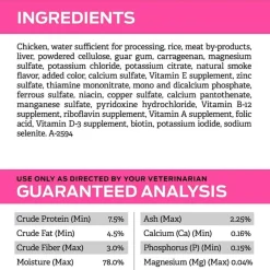 New Purina Pro Plan Veterinary Diets UR Urinary Ox/St Canine Formula Wet Dog Food
