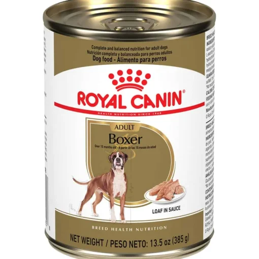 Discount Royal Canin Breed Health Nutrition Boxer Adult Loaf in Sauce Wet Dog Food