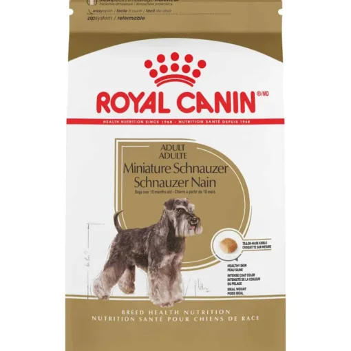 New Royal Canin Breed Health Nutrition Miniature Schnauzer Adult Dry Dog Food