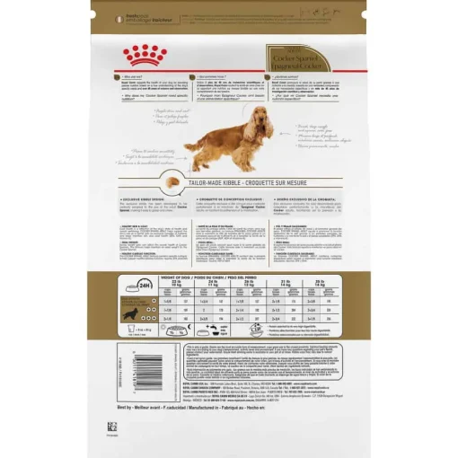 New Royal Canin Breed Health Nutrition Cocker Spaniel Adult Dry Dog Food