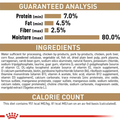 Clearance Royal Canin Breed Health Nutrition Yorkshire Terrier Adult Loaf in Sauce Wet Dog Food