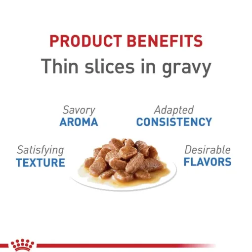 Discount Royal Canin Feline Care Nutrition Weight Care Thin Slices In Gravy Adult Wet Cat Food
