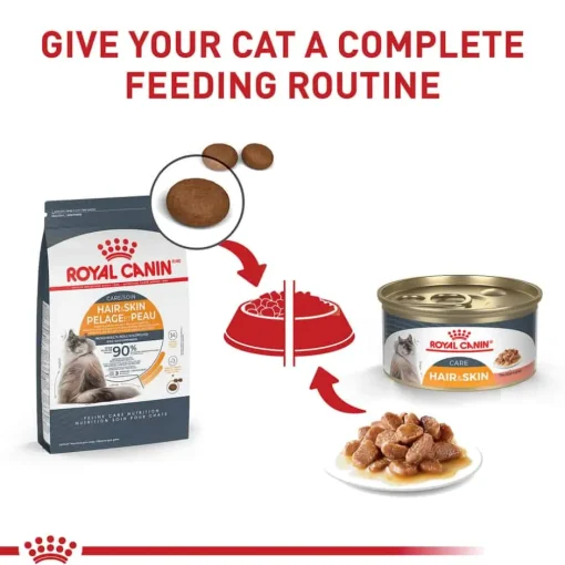 Discount Royal Canin Feline Care Nutrition Hair & Skin Care Thin Slices In Gravy Adult Wet Cat Food