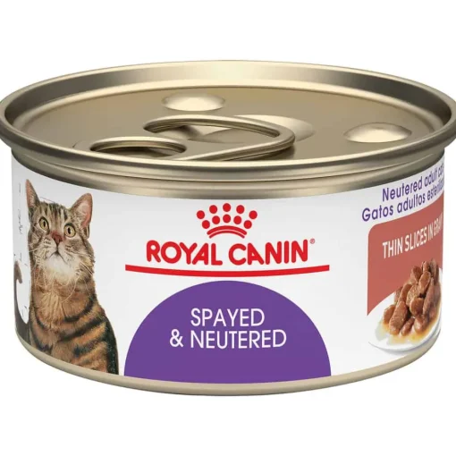 Online Royal Canin Feline Health Nutrition Spayed / Neutered Thin Slices in Gravy Adult Wet Cat Food