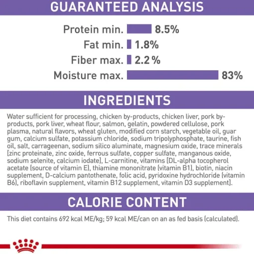 Online Royal Canin Feline Health Nutrition Spayed / Neutered Thin Slices in Gravy Adult Wet Cat Food
