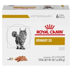 Clearance Royal Canin Veterinary Diet Feline Urinary SO Loaf in Sauce Wet Cat Food