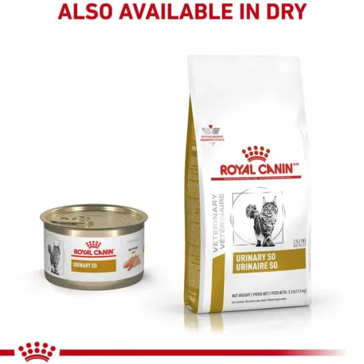 Clearance Royal Canin Veterinary Diet Feline Urinary SO Loaf in Sauce Wet Cat Food