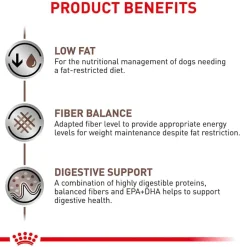 New Royal Canin Veterinary Diet Canine Gastrointestinal Low Fat Loaf Wet Dog Food