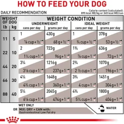 New Royal Canin Veterinary Diet Canine Gastrointestinal Low Fat Loaf Wet Dog Food
