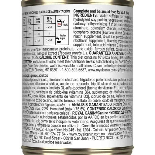 Discount Royal Canin Veterinary Diet Canine Hydrolyzed Protein Loaf Wet Dog Food