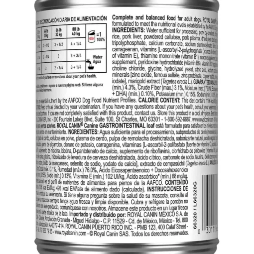 Outlet Royal Canin Veterinary Diet Canine Gastrointestinal Loaf Wet Dog Food