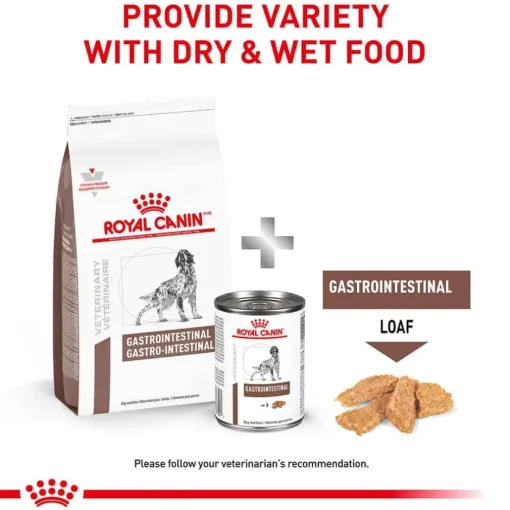 Outlet Royal Canin Veterinary Diet Canine Gastrointestinal Loaf Wet Dog Food