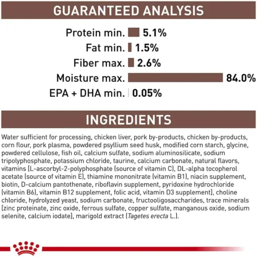 Fashion Royal Canin Veterinary Diet Feline Gastrointestinal Fiber Response Thin Slices in Gravy Wet Cat Food