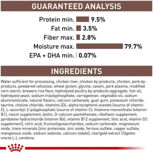 Online Royal Canin Veterinary Diet Feline Gastrointestinal Kitten Ultra Soft Mousse in Sauce Wet Cat Food
