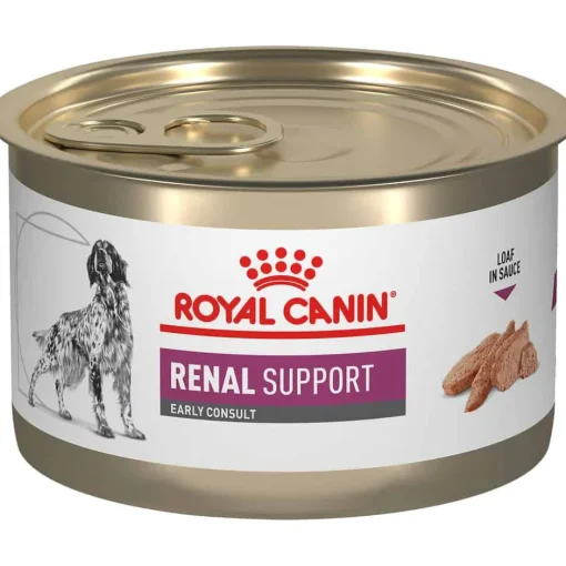 Discount Royal Canin Veterinary Diet Canine Renal Support Early Consult Loaf in Sauce Wet Dog Food