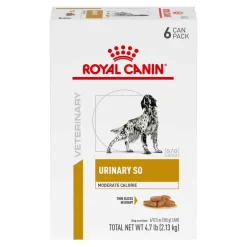 Online Royal Canin Veterinary Diet Canine Urinary SO Moderate Calorie Thin Slices in Gravy Wet Dog Food