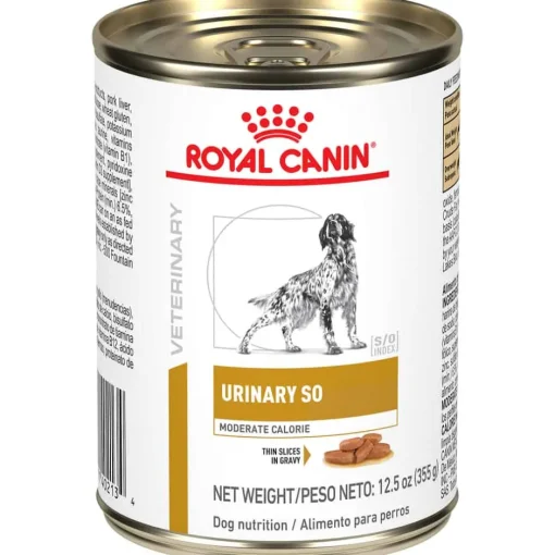 Online Royal Canin Veterinary Diet Canine Urinary SO Moderate Calorie Thin Slices in Gravy Wet Dog Food