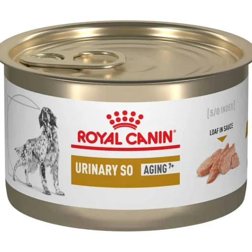 Discount Royal Canin Veterinary Diet Canine Urinary SO Aging 7+ Loaf in Sauce Wet Dog Food