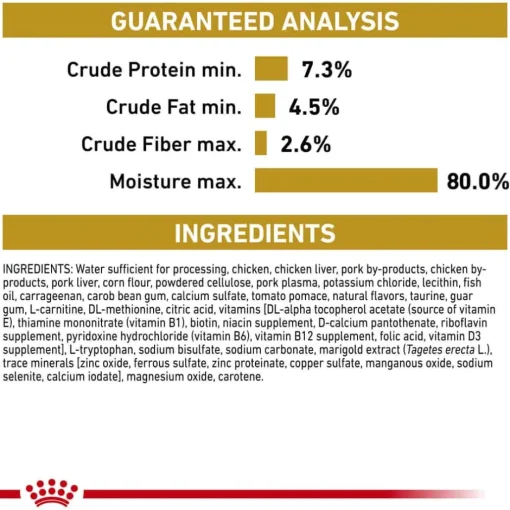 Discount Royal Canin Veterinary Diet Canine Urinary SO Aging 7+ Loaf in Sauce Wet Dog Food