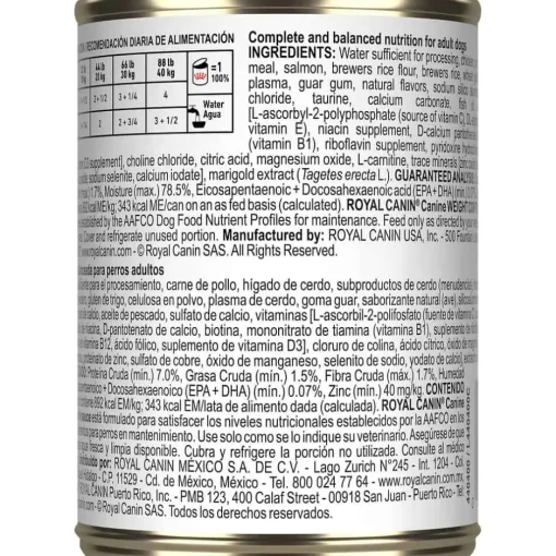 Sale Royal Canin Veterinary Diet Canine Weight Control Loaf in Sauce Wet Dog Food