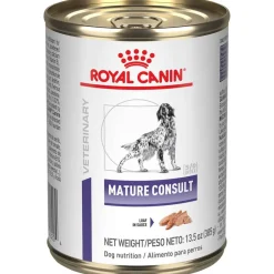 Online Royal Canin Veterinary Diet Canine Mature Consult Loaf in Sauce Wet Dog Food