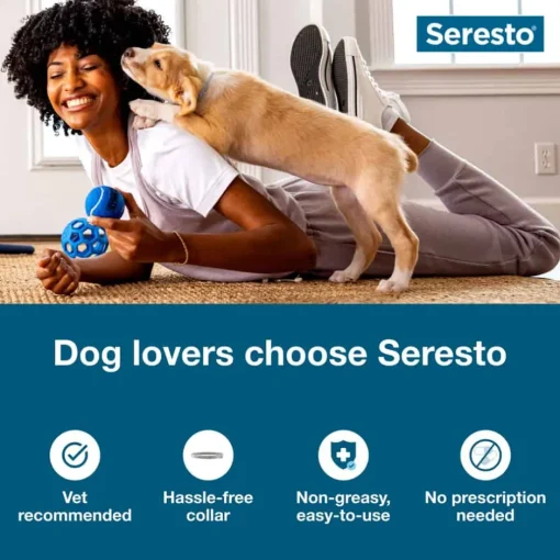 Clearance Seresto - Flea & Tick Preventative Collar for Small Dogs