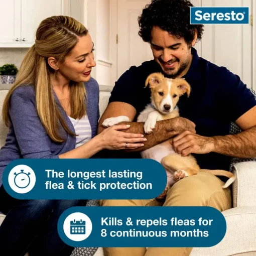 Clearance Seresto - Flea & Tick Preventative Collar for Small Dogs