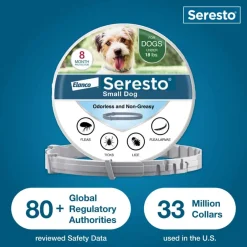 Clearance Seresto - Flea & Tick Preventative Collar for Small Dogs