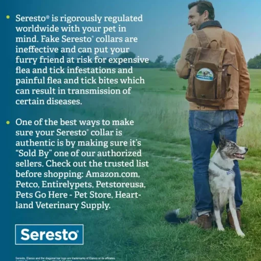 Clearance Seresto - Flea & Tick Preventative Collar for Small Dogs