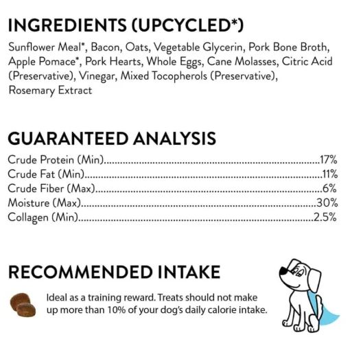 Hot Shameless Pets Bacon Hits Different Bone Broth Training Treats for Dogs