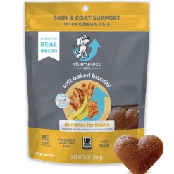 Online Shameless Pets Bananas for Bacon Soft Baked Biscuits for Dogs