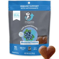Fashion Shameless Pets Blueberried Treasure Soft Baked Biscuits for Dogs