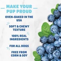 Fashion Shameless Pets Blueberried Treasure Soft Baked Biscuits for Dogs