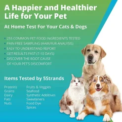 Hot 5Strands Pet Food Intolerance Test