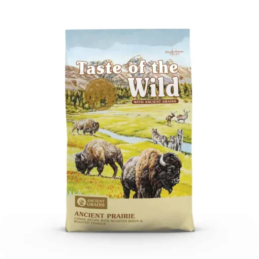 Sale Taste of the Wild with Ancient Grains Taste of the Wild Ancient Prairie Canine Recipe Roasted Bison, Roasted Venison & Ancient Grains Dry Dog Food