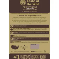 Discount Taste of the Wild Pine Forest Canine Recipe Venison & Legumes Dry Dog Food