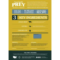 Sale Taste of the Wild PREY Angus Beef Limited Ingredient Recipe Dry Cat Food