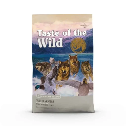 New Taste of the Wild Wetlands Canine Recipe Roasted Fowl Dry Dog Food