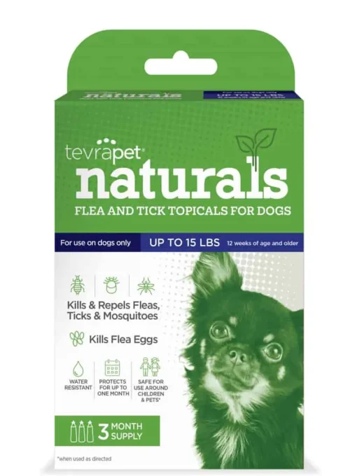 Sale TevraPet Naturals Flea and Tick Topicals for Dogs