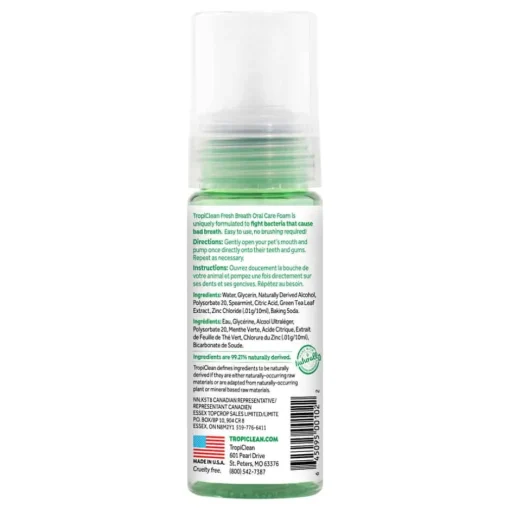 Fashion TropiClean Fresh Breath Oral Care Fresh Mint Foam