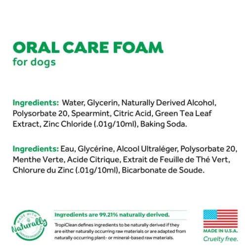 Fashion TropiClean Fresh Breath Oral Care Fresh Mint Foam