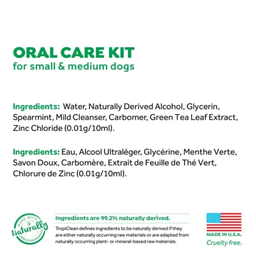 Outlet TropiClean Fresh Breath Oral Care Kit