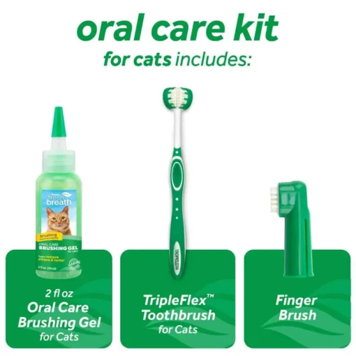 Sale TropiClean Fresh Breath Oral Care Kit for Cats