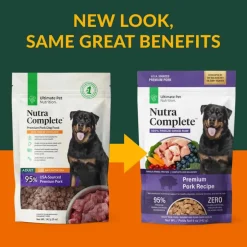 Sale Ultimate Pet Nutrition Nutra Complete Freeze Dried Raw Pork Dog Food
