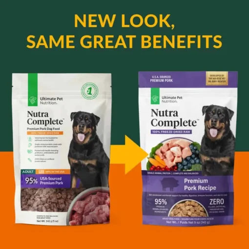 Sale Ultimate Pet Nutrition Nutra Complete Freeze Dried Raw Pork Dog Food