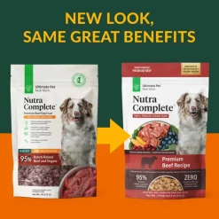 Online Ultimate Pet Nutrition Nutra Complete Freeze Dried Raw Beef Dog Food