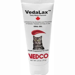 Hot VedaLax Oral Gel for Hairballs Health Supplement for Cats