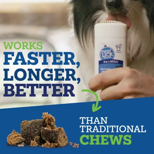 New Vetality Twist & Lick 8-in-1 Supplement for Dogs